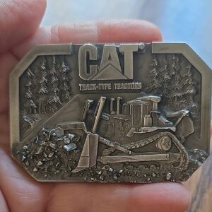Caterpillar Track-Type Tractors Belt Buckle - Gray